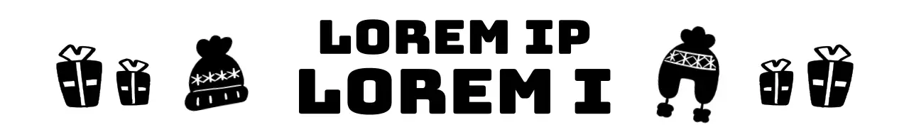 Campagnelogo met illustratie van een schattige breimuts