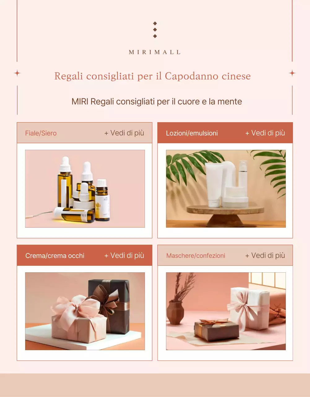 Promuovete un set regalo di tendenza per le vacanze in rosa e beige