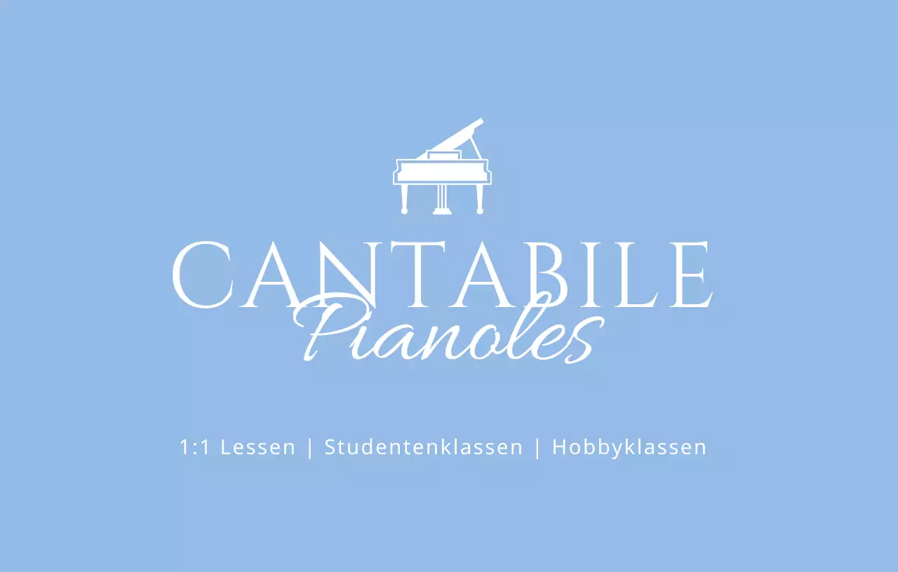 Blue's luxe pianoschool promoten
