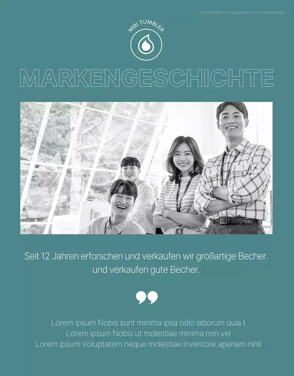 Ein einfaches grünes und minziges tumblr-Produkt fördern