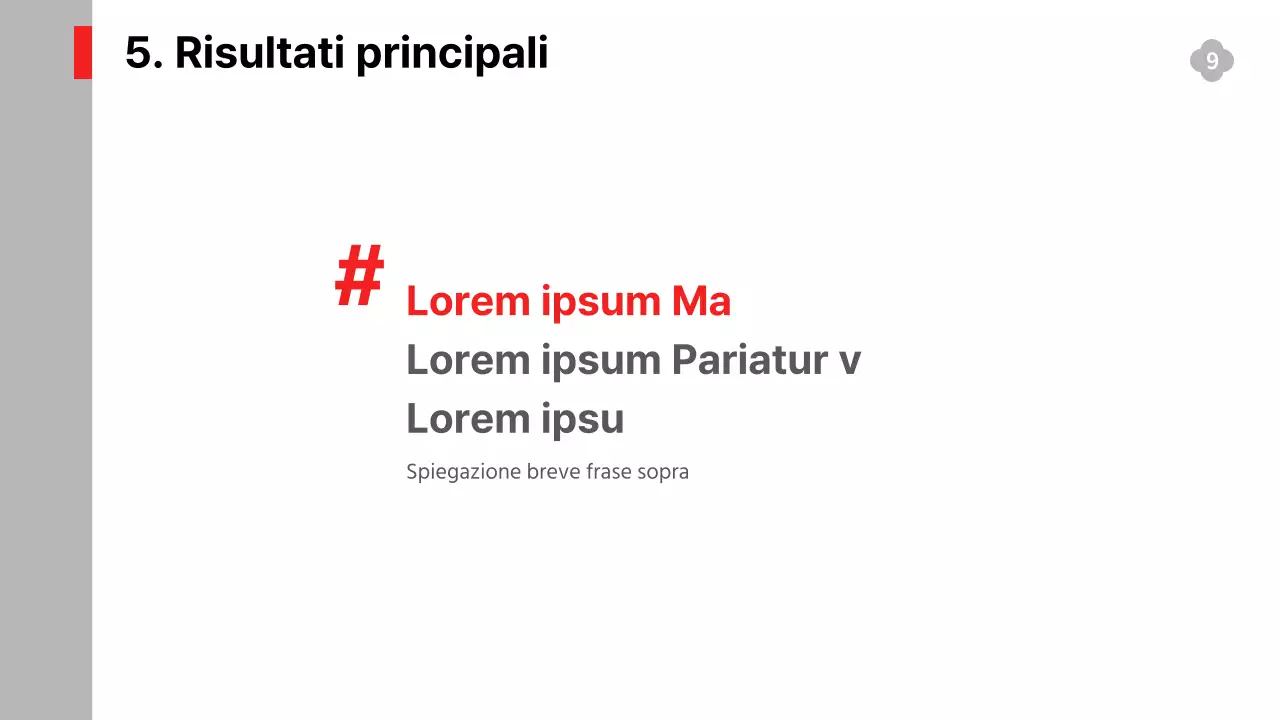Rapporti semplici e in bianco e nero sulle prestazioni dei servizi, sulla strategia e sulle previsioni di espansione