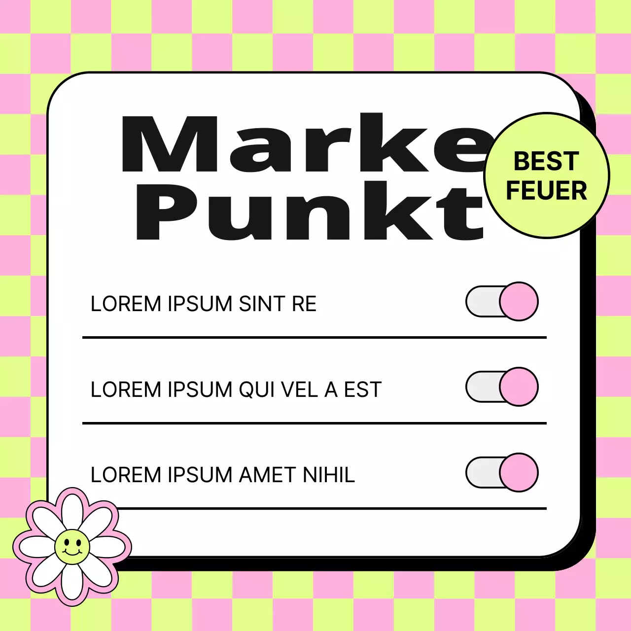 Werben Sie für Ihre Marke mit kitschigem Orange und Gelb