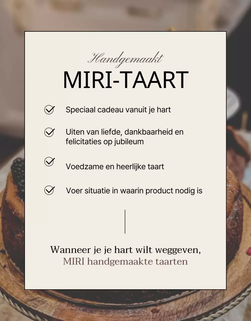 Een moderne bakkerij in beige promoten