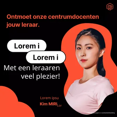 Hippe sportschoenen in zwart en oranje promoten