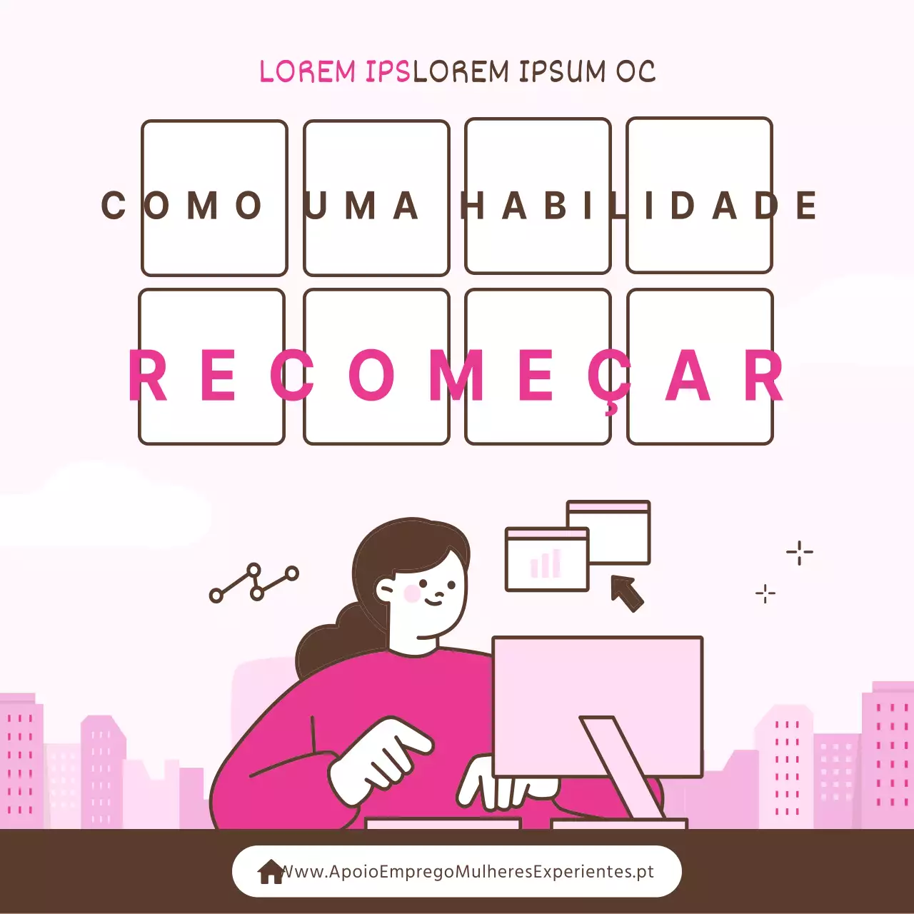 Sobre o programa cor-de-rosa e simples Career Breaks for Women