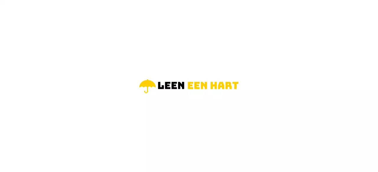 Kleurontwerp voor verhuurdiensten met een paraplu-icoon