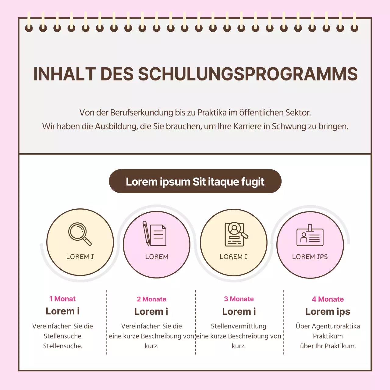 Über das rosa und einfache Programm "Career Breaks for Women