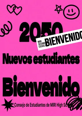 Promover una bienvenida kitsch y rosa a los nuevos alumnos