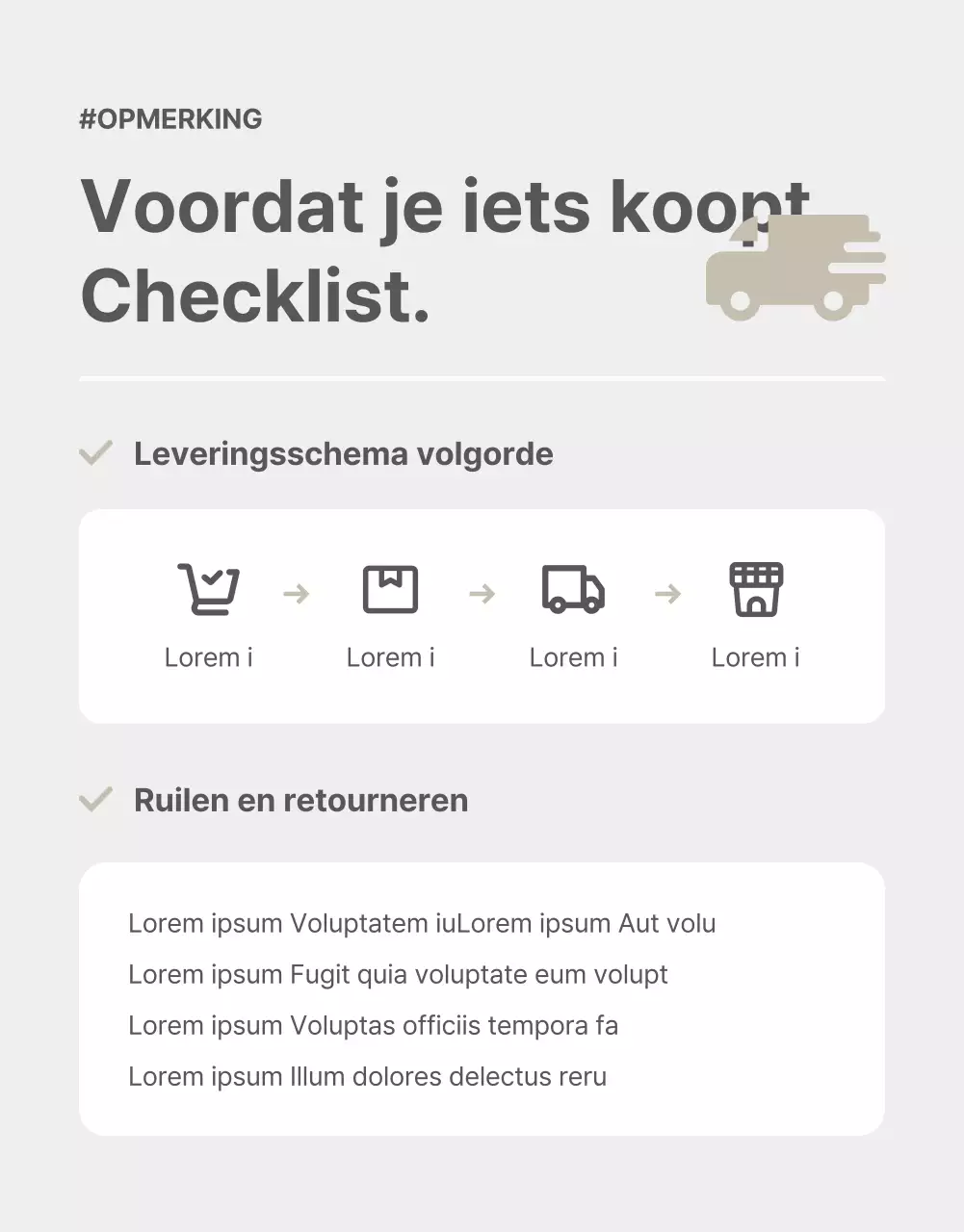 Promoot een eenvoudige tumblr in grijs en beige