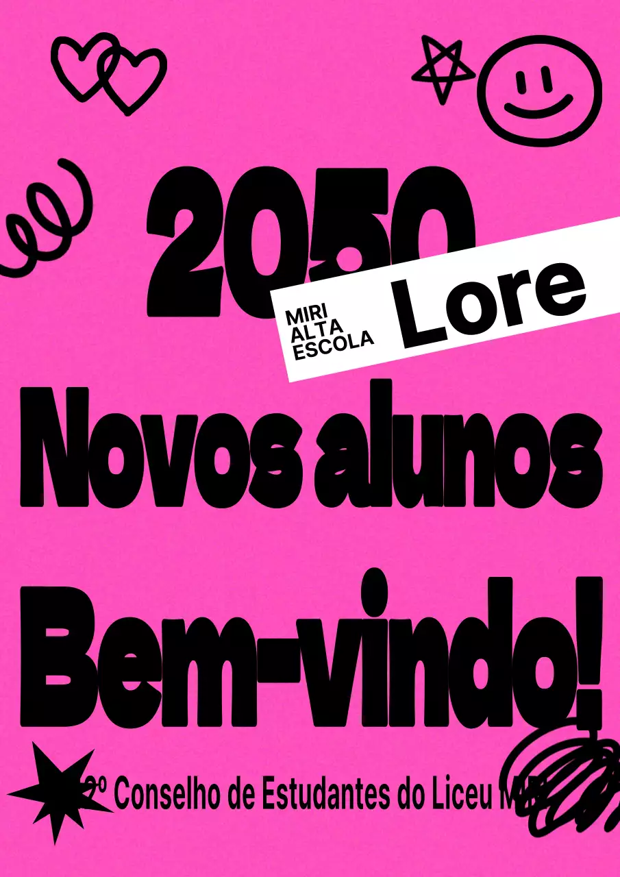 Promover uma receção cor-de-rosa e kitsch aos novos alunos