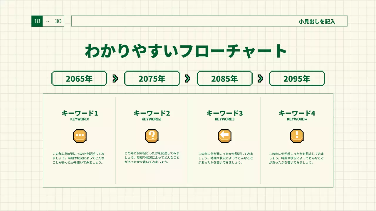 緑 ポップ ゲーム プレゼンテーション