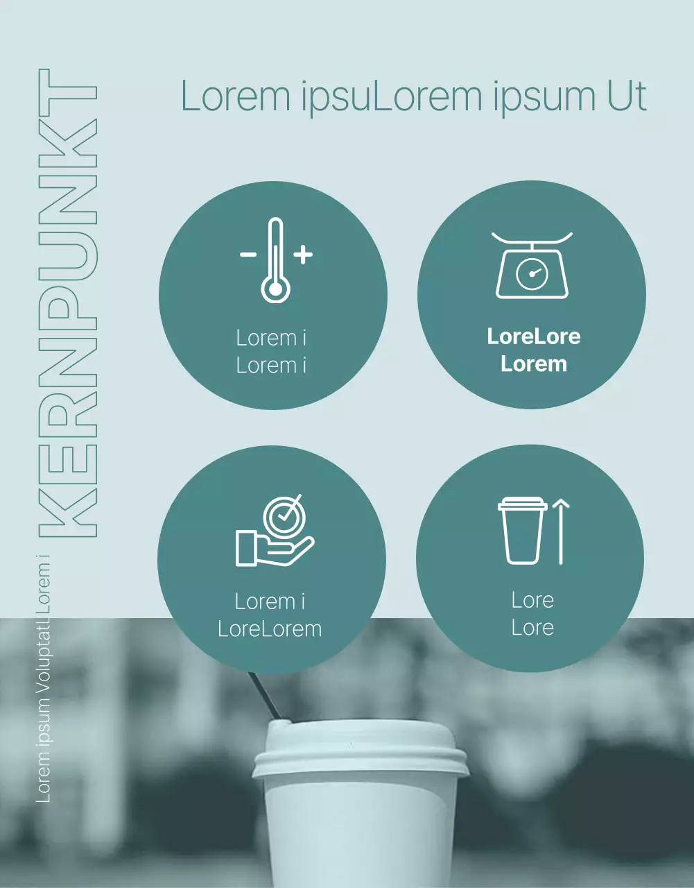 Ein einfaches grünes und minziges tumblr-Produkt fördern