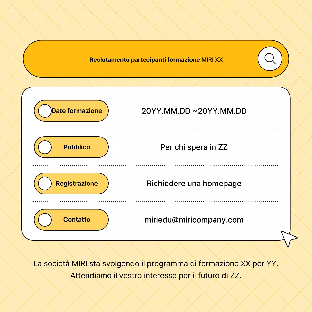 I contenuti semplici vincono nella posta gialla