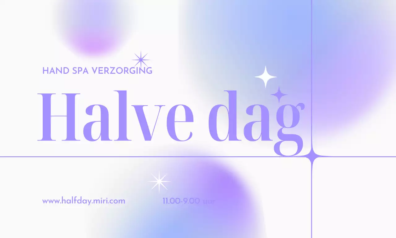 Indrukwekkend ontwerp met kleurrijke verlopen en grote titels