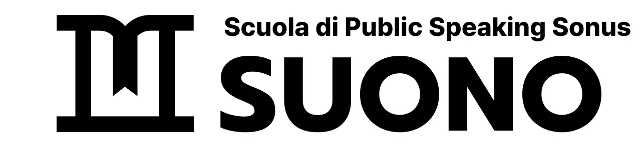 Design di una scuola di lingue con icona raffigurante un podio