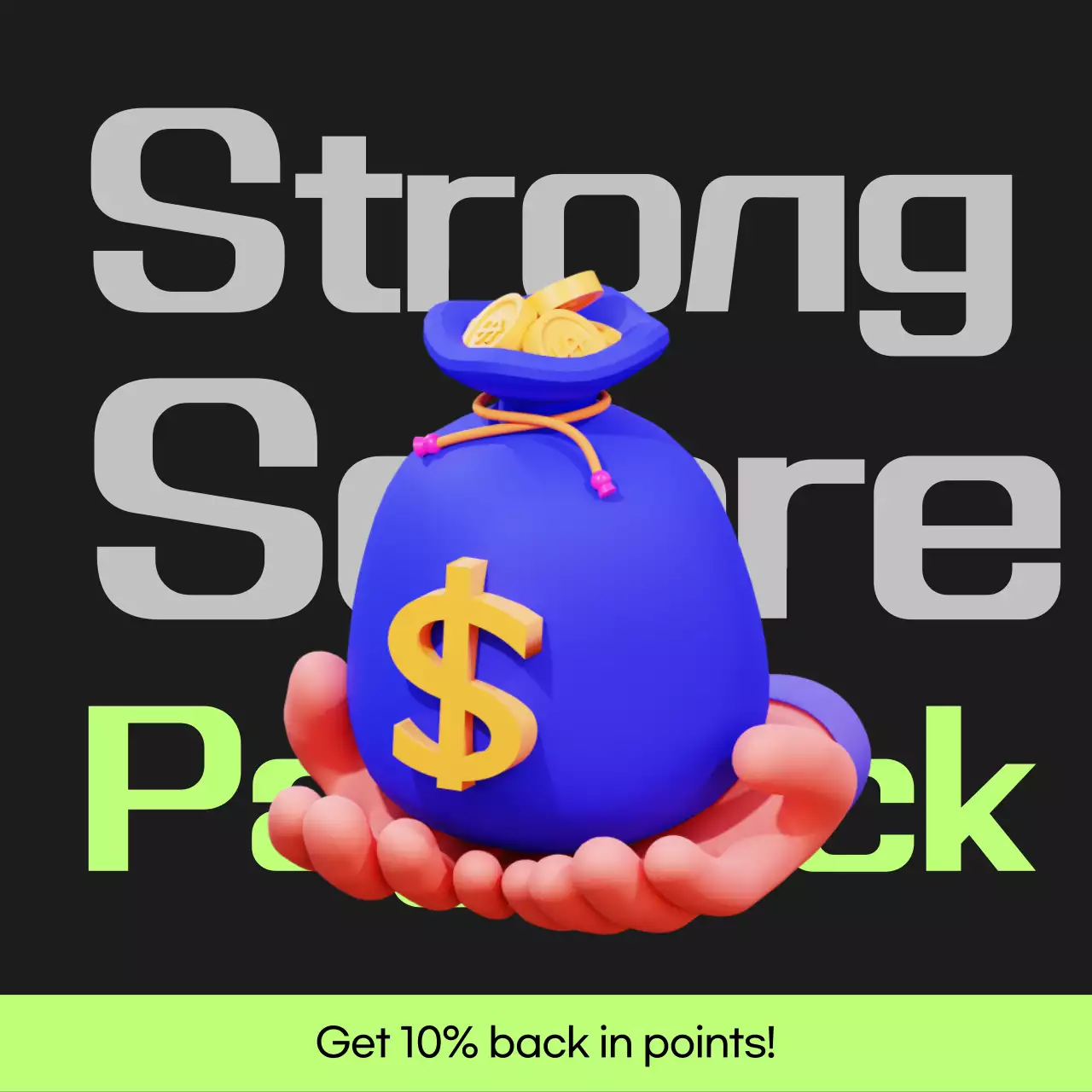 Bài đăng hoàn vốn điểm cyberpunk màu đen và xanh nhạt