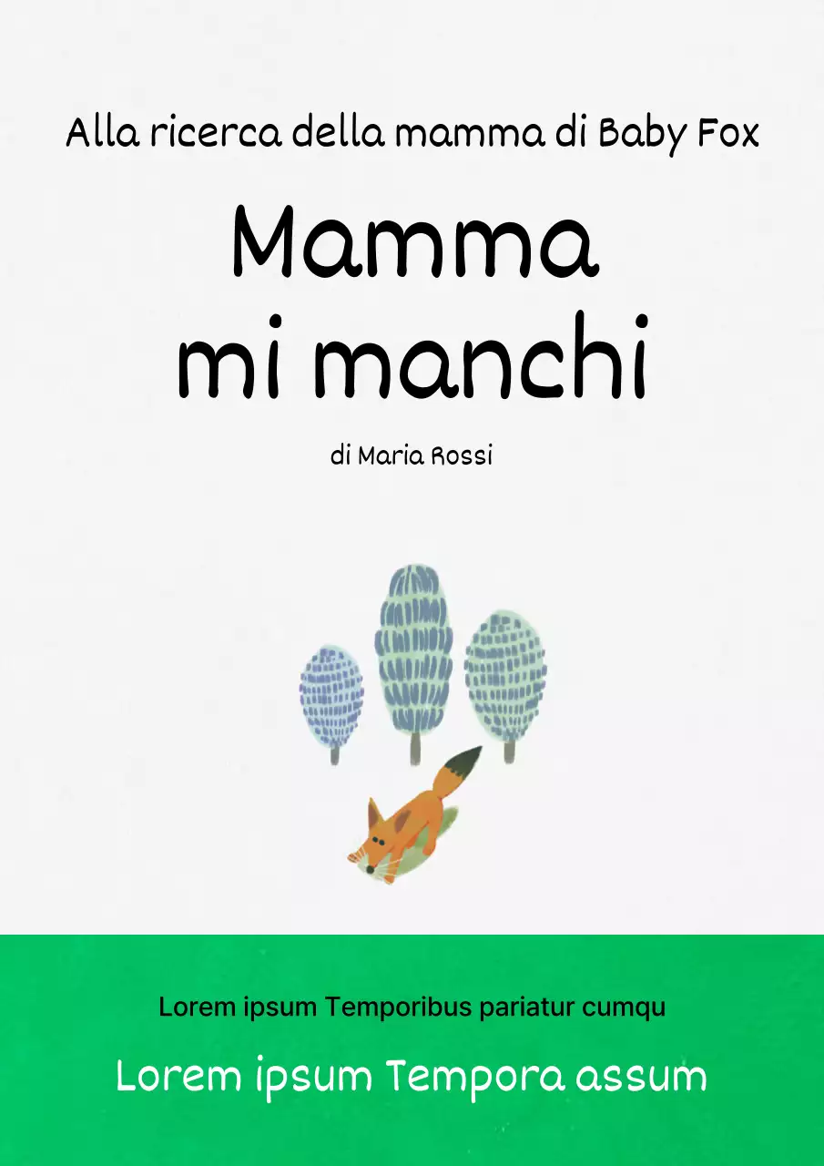 Copertina minimalista di un libro illustrato in bianco e verde
