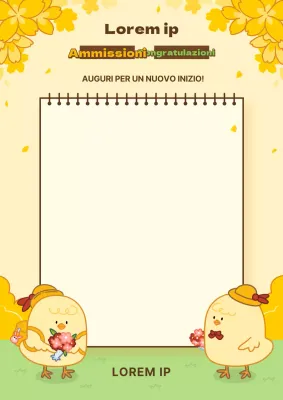 Festeggiate la primavera con un po' di giallo e di chartreuse in classe