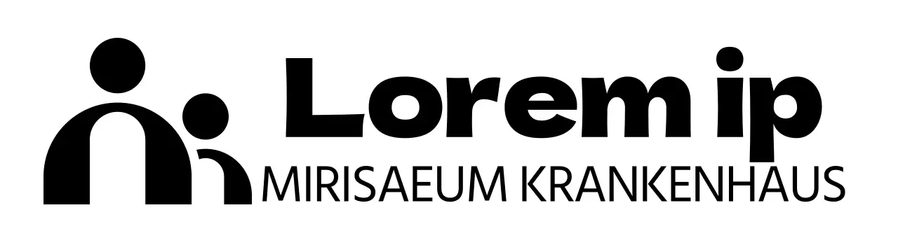 Einfaches illustriertes Krankenhauslogo