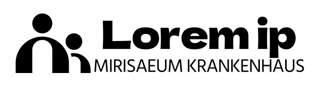 Einfaches illustriertes Krankenhauslogo