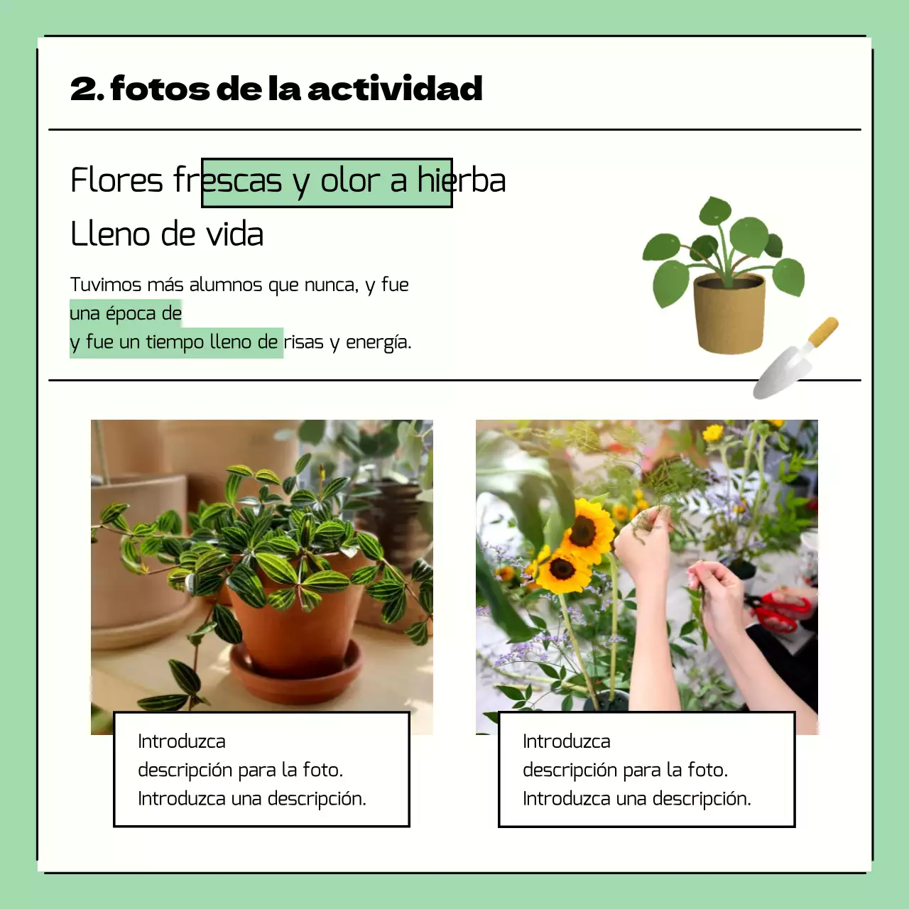 Presentación de actividades del Centro Juvenil Minty