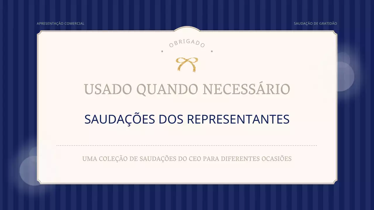 Um postal de assinatura simples em azul-marinho e marfim