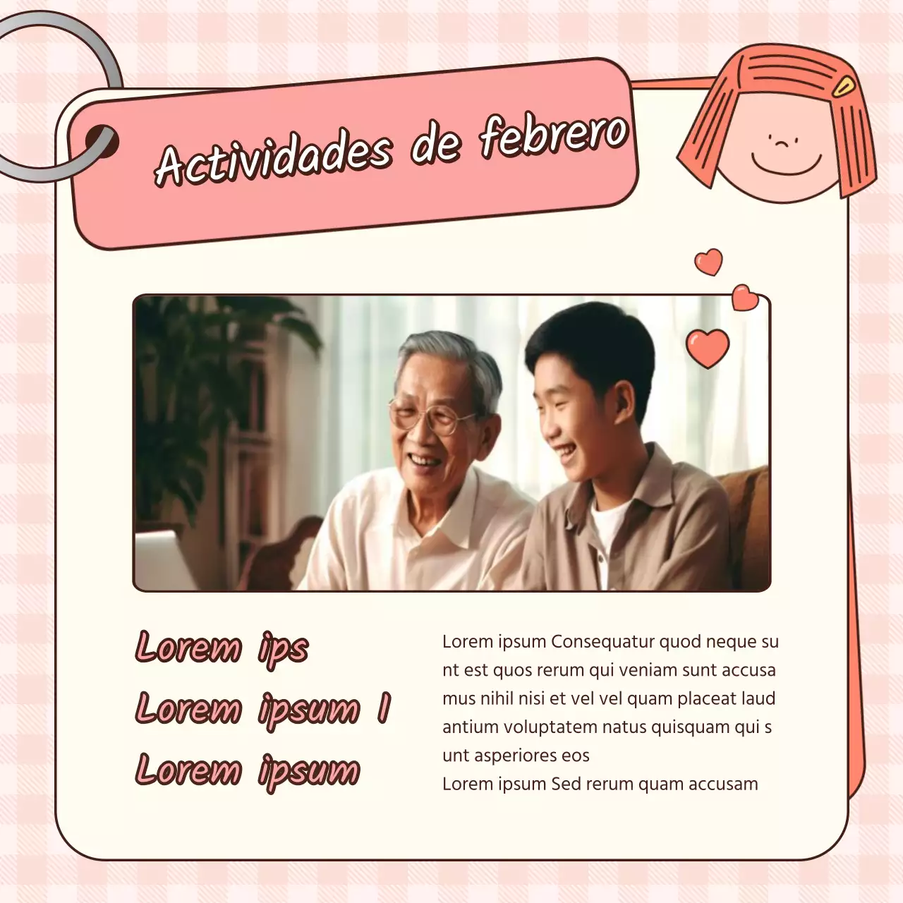 Un post sobre el centro de bienestar naranja y marfil