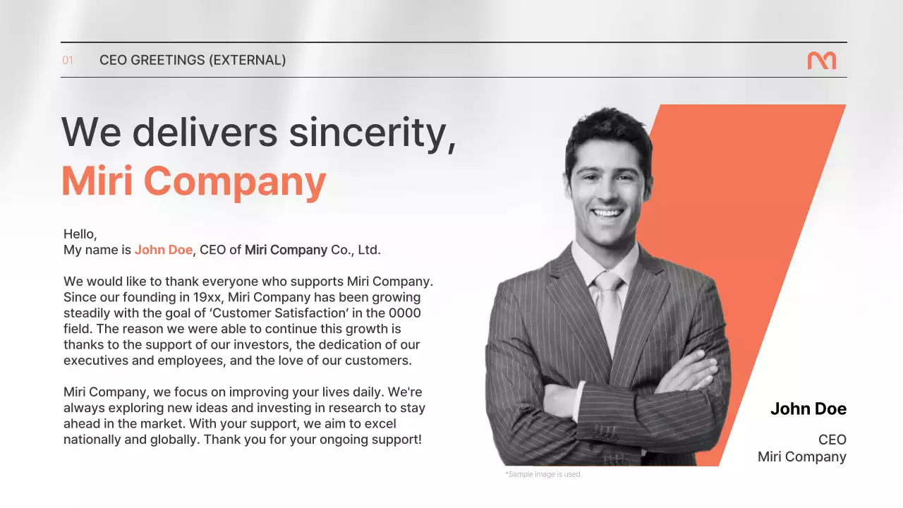 White Minimal Greetings Card Invitation Presentation