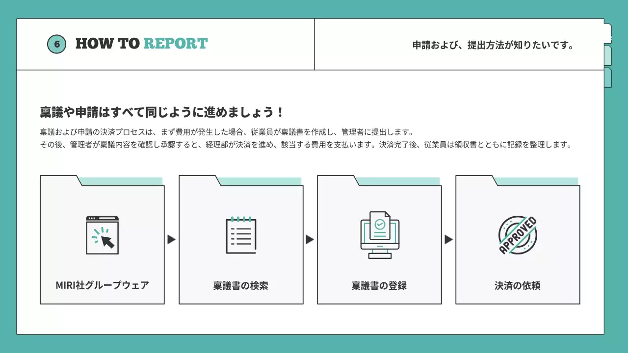 水色 シンプル ガイドブック 企画書 プレゼンテーション