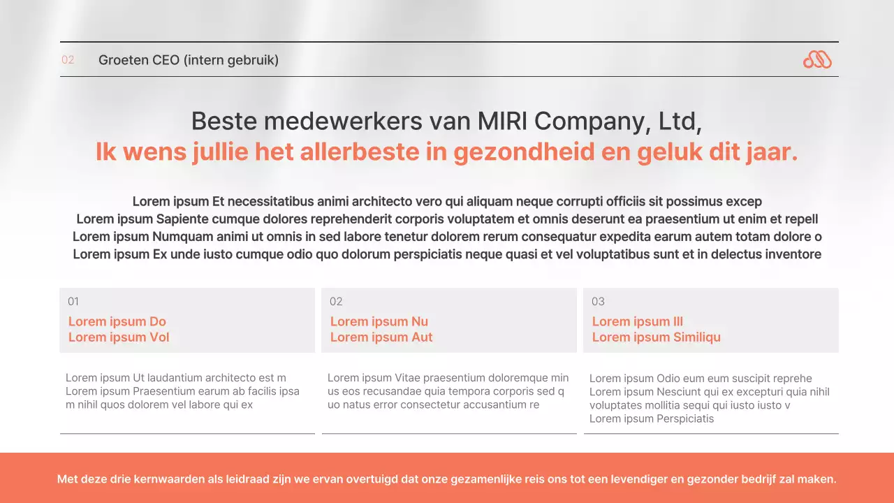 Een eenvoudige, oranje-en-zwart-witte sollicitatiebrief