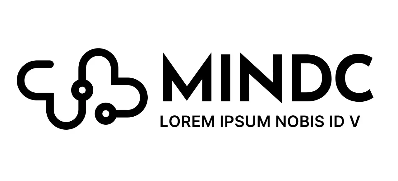 Diseñar una organización de voluntarios con un icono de un corazón y un estetoscopio