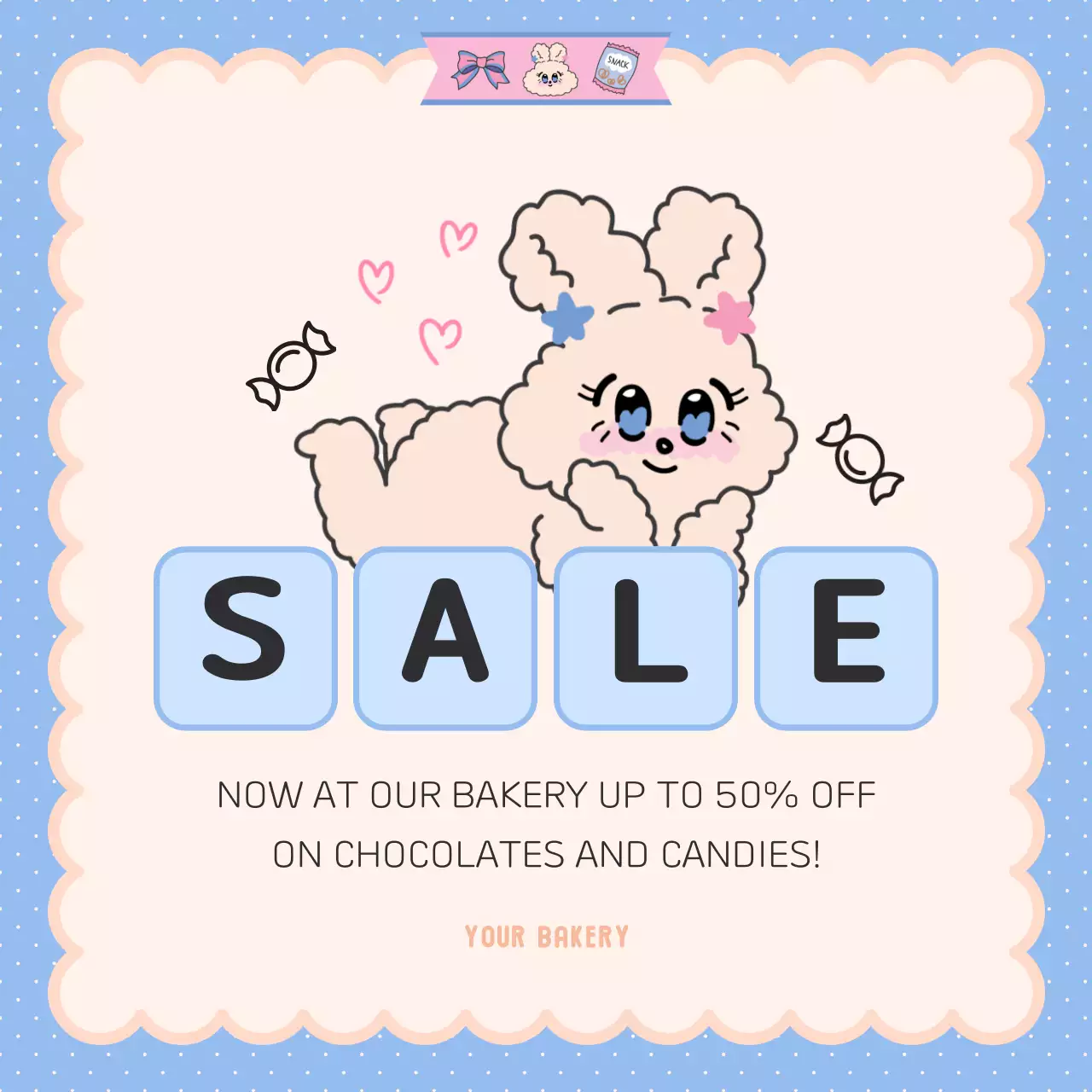 Pink Cute Valentine Flyer Instagram Carousel