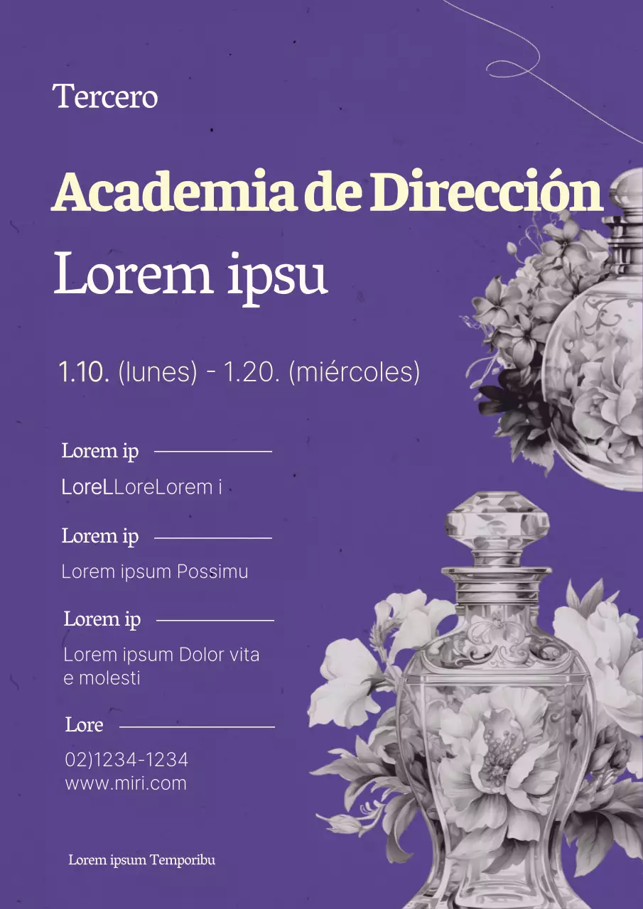 Promover la contratación de una academia de dirección púrpura clásica