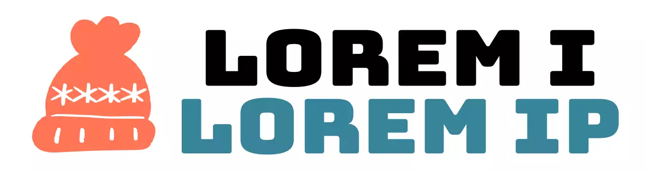 Campagnelogo met illustratie van een schattige breimuts