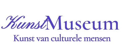 Museumlogo met stijlvol cursief concept