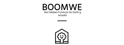 Kleurontwerp voor meubels met merklogo met een boom in een huis