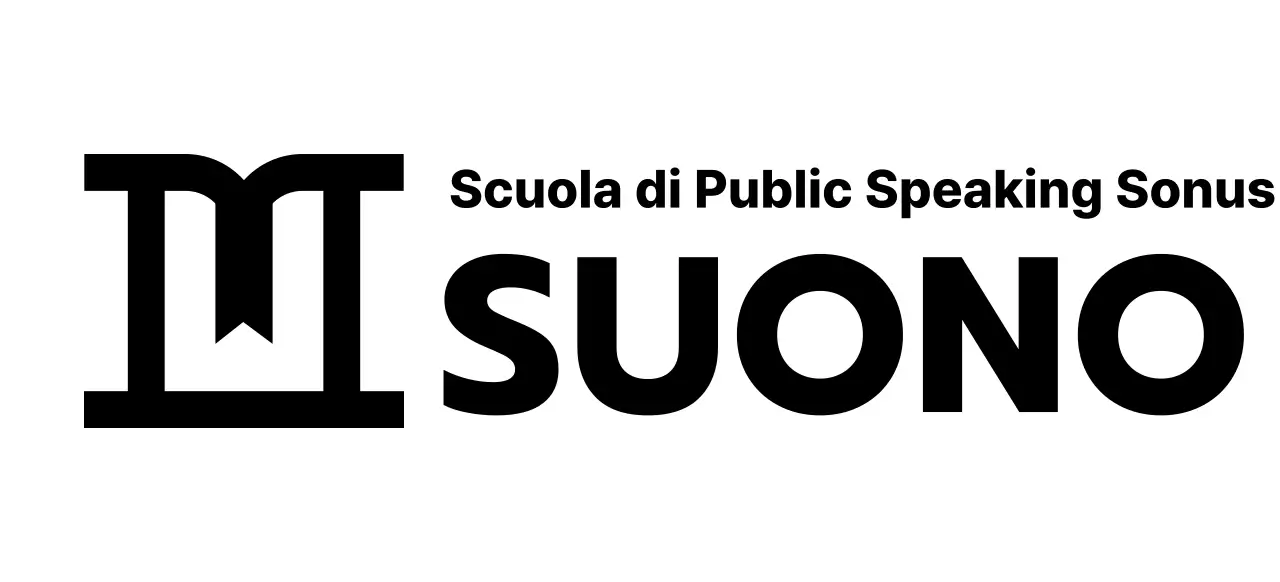 Design di una scuola di lingue con icona raffigurante un podio