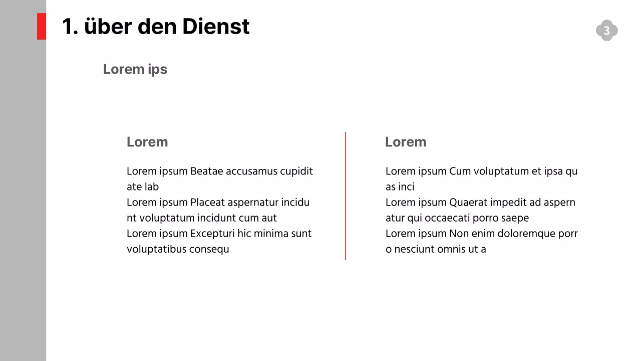 Einfache, schwarz-weiße Berichte über die Leistung und Strategie des Dienstes sowie über die voraussichtliche Entwicklung
