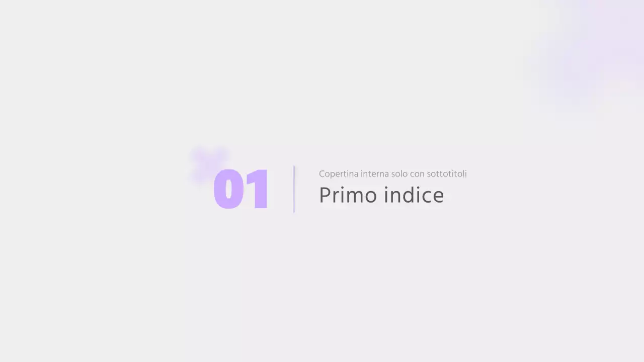 Una relazione semplice in malva e grigio