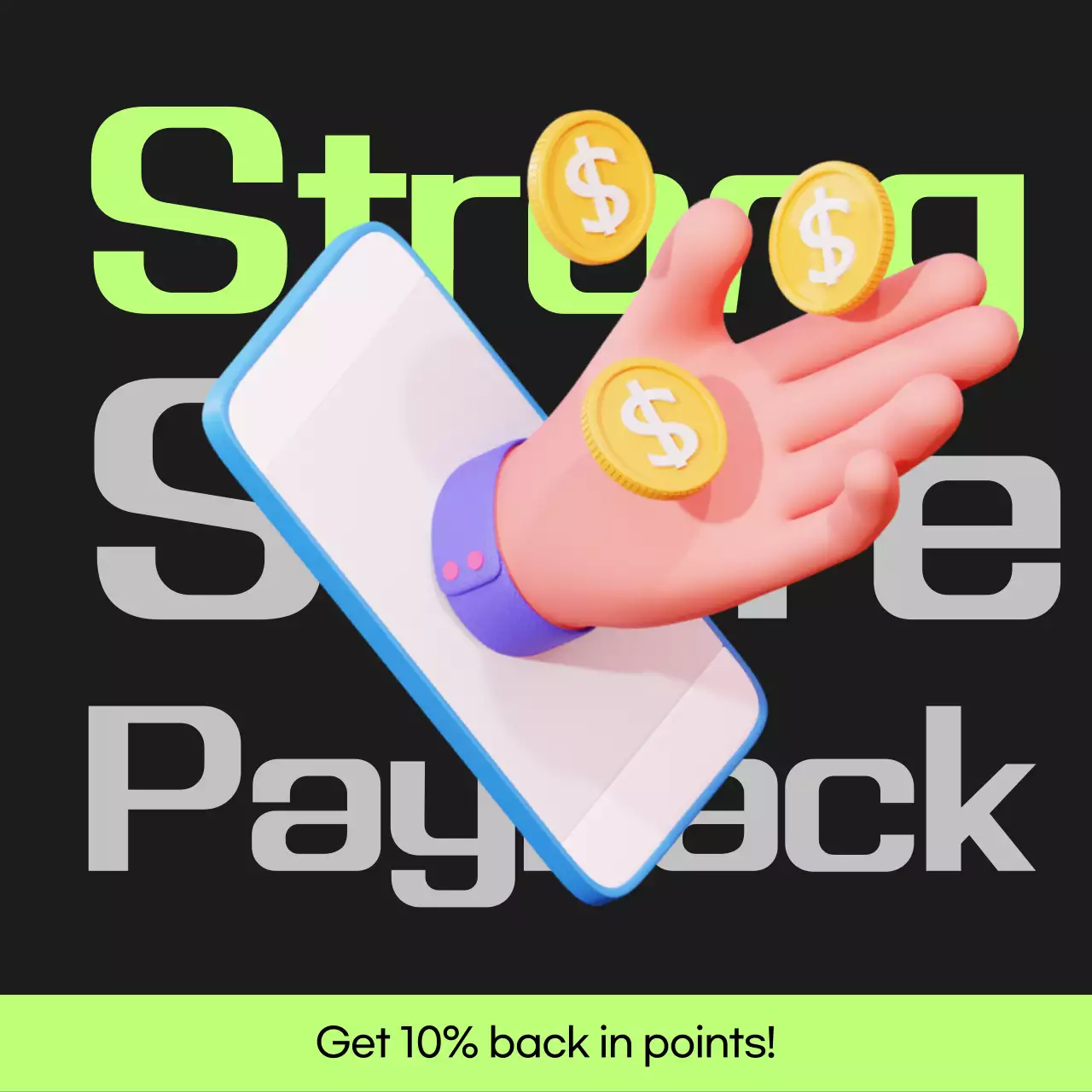 Bài đăng hoàn vốn điểm cyberpunk màu đen và xanh nhạt