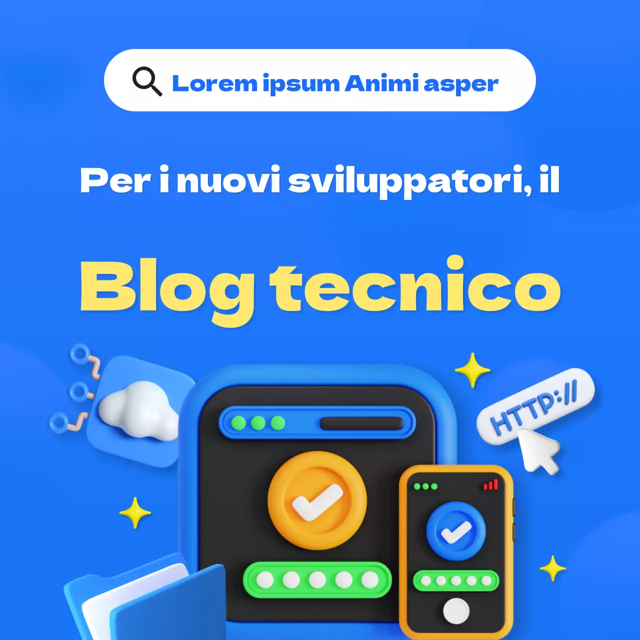 Una moderna collezione di miniature in blu Newsletter