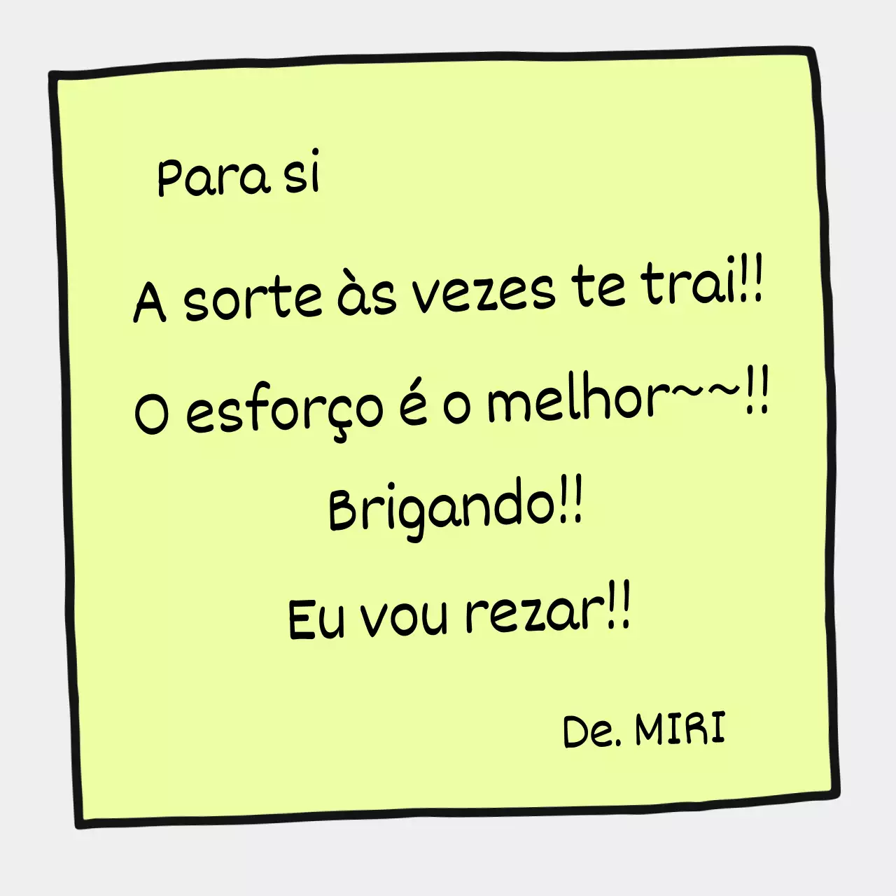 Um meme simples em chartreuse, com um toque rápido de cor.