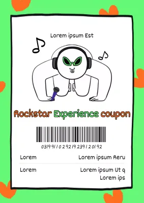 Oranje en chartreuse fles Rockstar ervaringscoupon