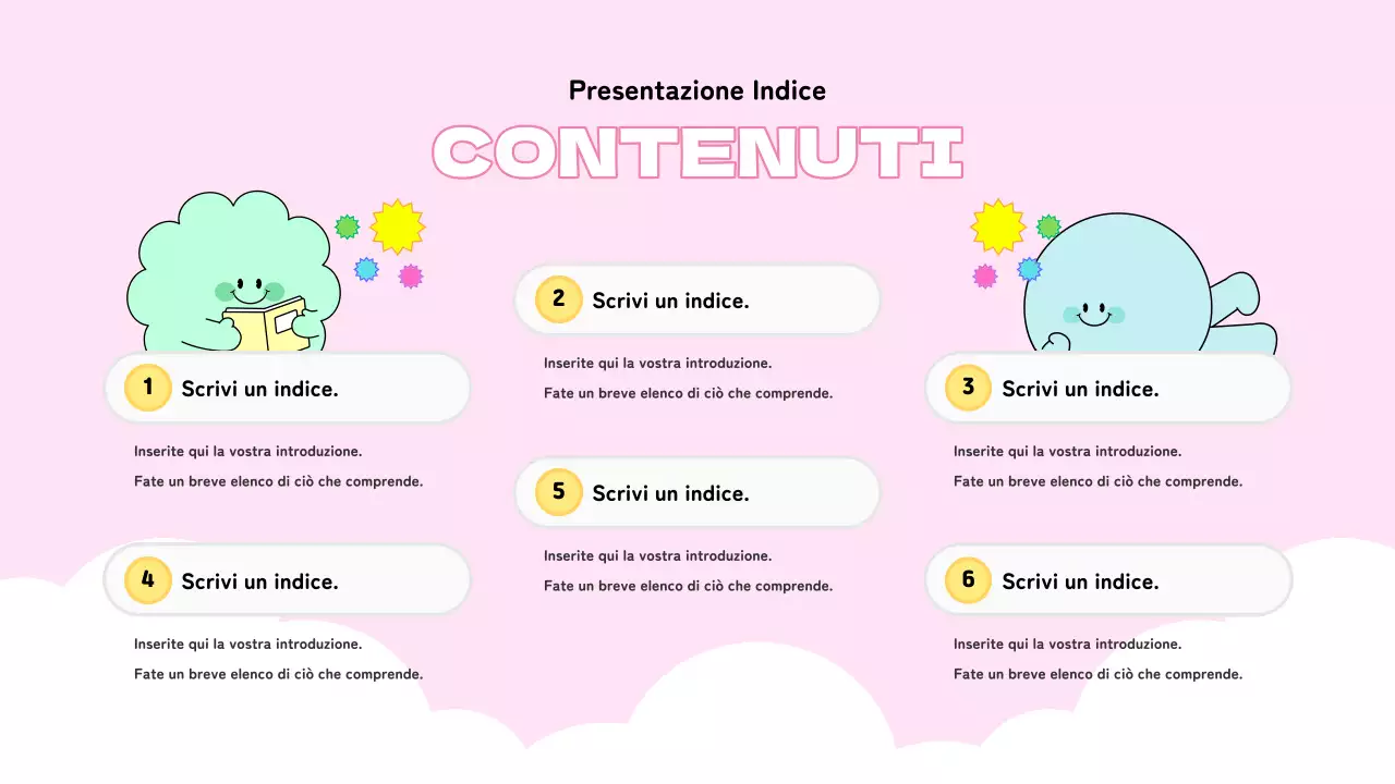 Un grazioso raccoglitore di informazioni di colore azzurro e rosa.