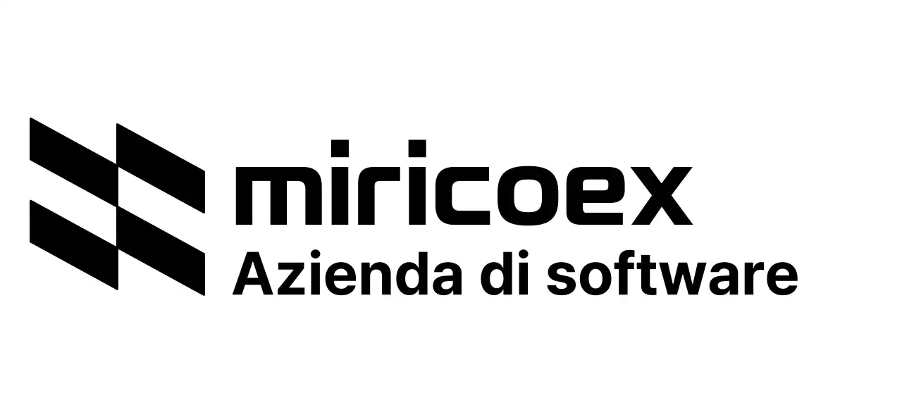 Logo aziendale con concetto di forma obliqua