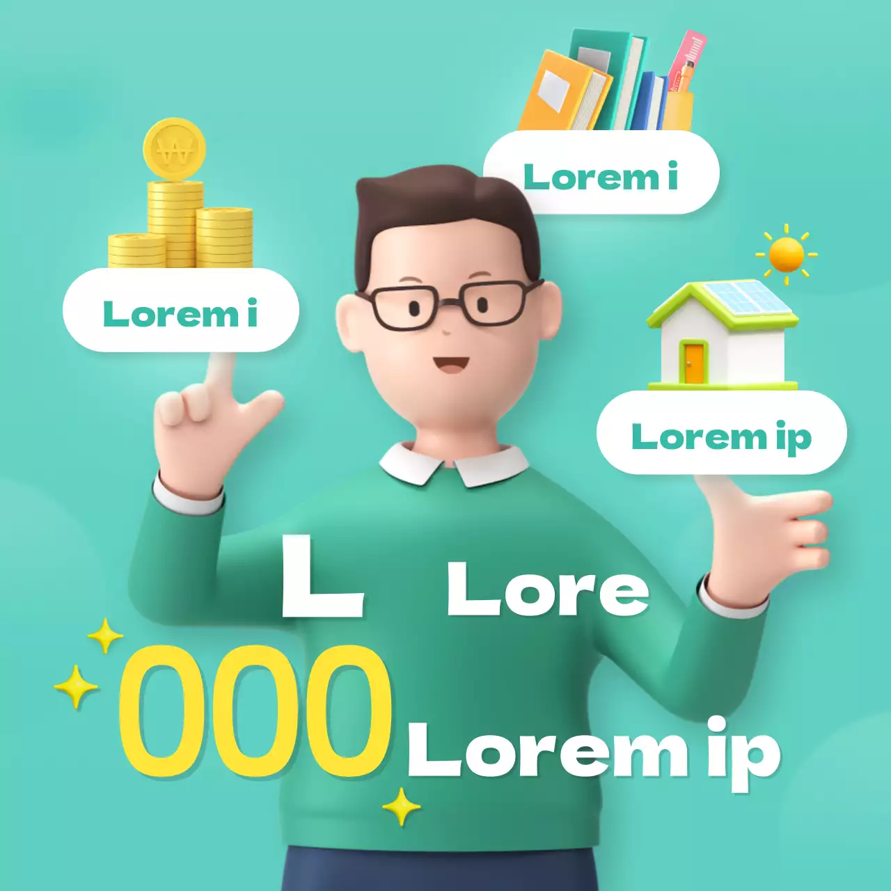 Una moderna collezione di miniature in blu Newsletter