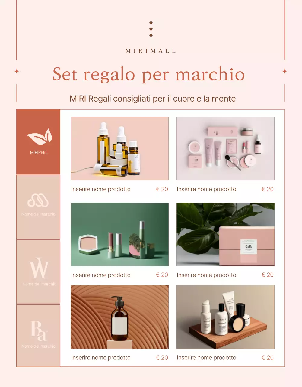 Promuovete un set regalo di tendenza per le vacanze in rosa e beige