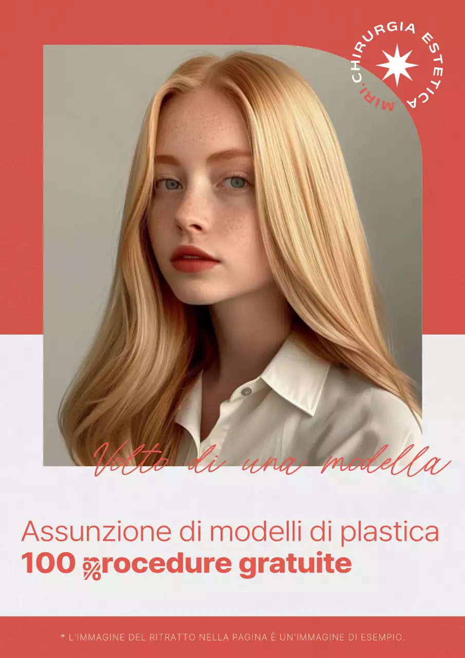 Modellismo moderno rosa caldo e bianco per il reclutamento