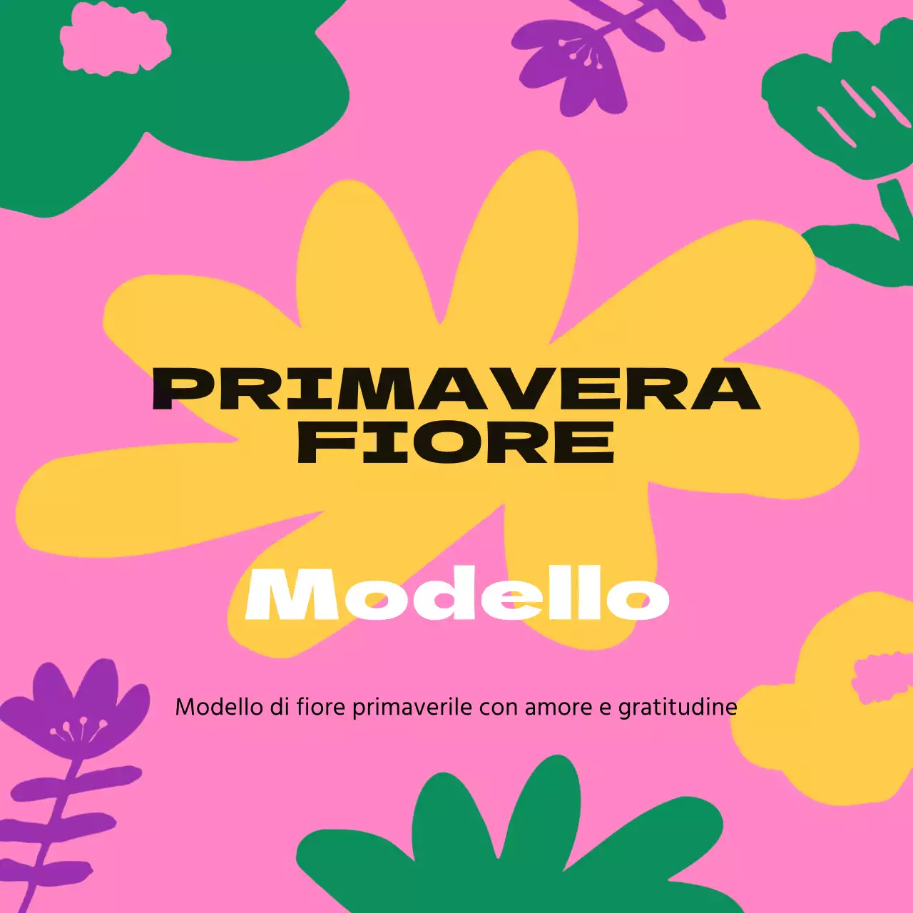 Una guida ai bei fiori primaverili in giallo e rosa