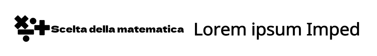 Concetto di logo della scuola di matematica con simbolo della matematica